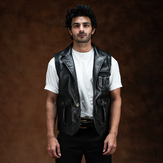 Gentleman’s Vest Jacket (Raven Black)