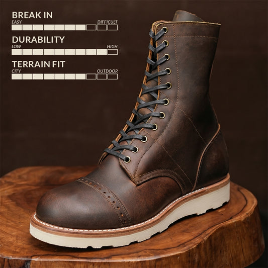Hell Jumper Boots ( Vintage Brown ) with EVA Sole