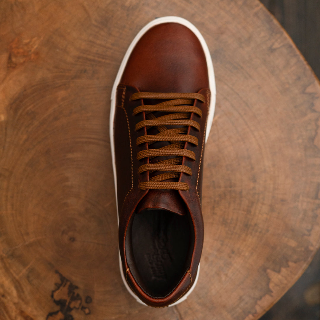 Manhattan Low Top Sneakers (Saddle Tan)