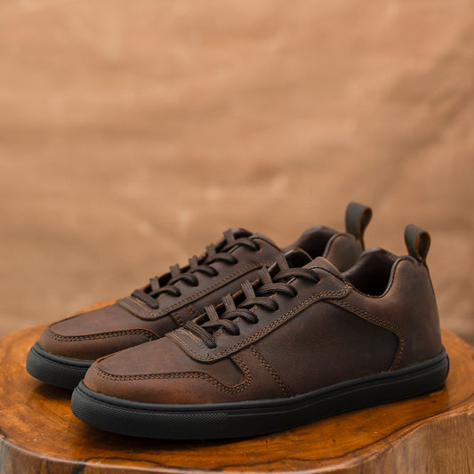 Brooklyn Low Top Sneakers (Vintage Brown)