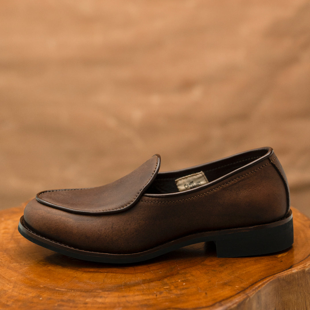 Belgian Loafers (Vintage Brown) Goodyear Welted
