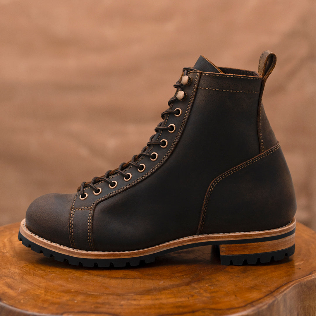 Monkey Explorer Boots 6" (Vintage Brown) Goodyear Welted