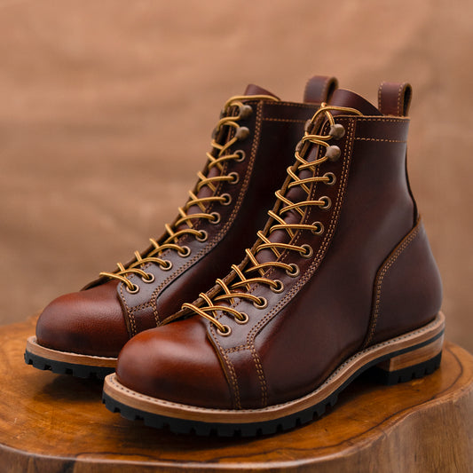 Monkey Explorer Boots 6" (Saddle Tan) Goodyear Welted