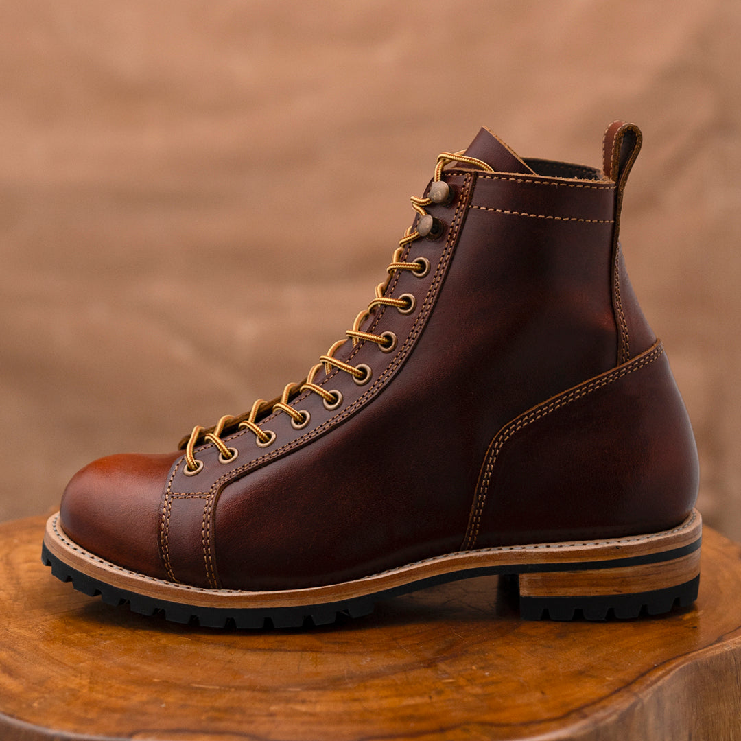 Monkey Explorer Boots 6" (Saddle Tan) Goodyear Welted