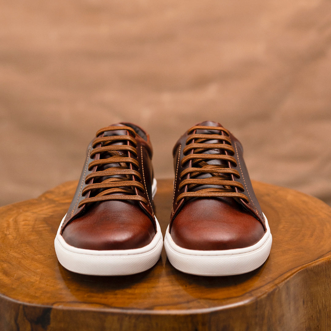 Manhattan Low Top Sneakers (Saddle Tan)