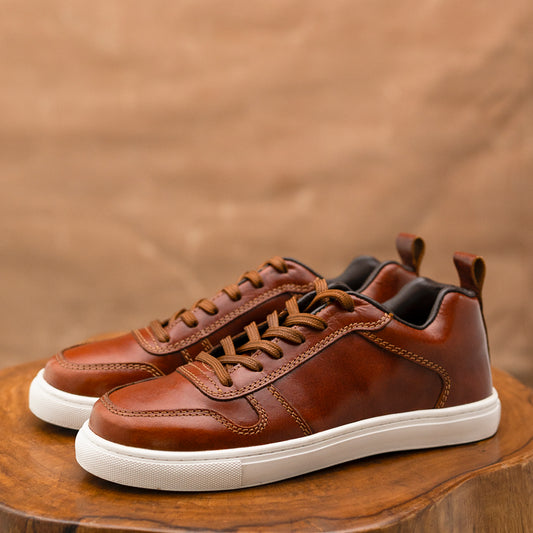 Brooklyn Low Top Sneakers (Saddle Tan)