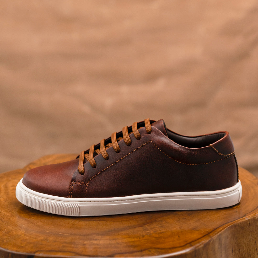 Manhattan Low Top Sneakers (Saddle Tan)