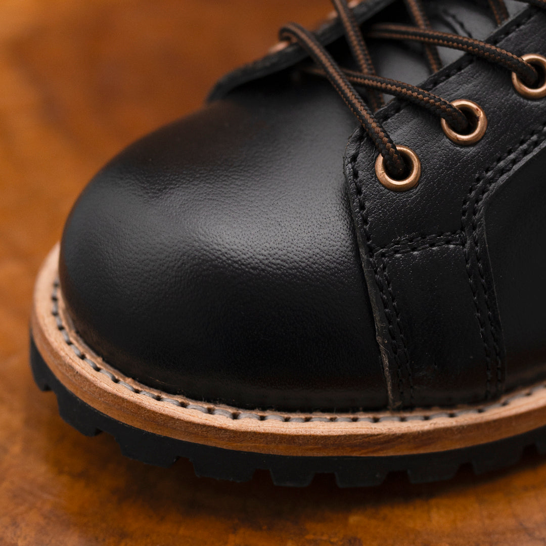 Monkey Explorer Boots 6" (Raven Black) Goodyear Welted