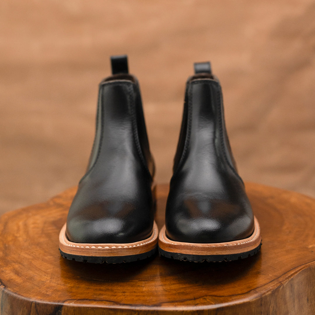 Chicago Chelsea Boots 6" (Raven Black) Goodyear Welted