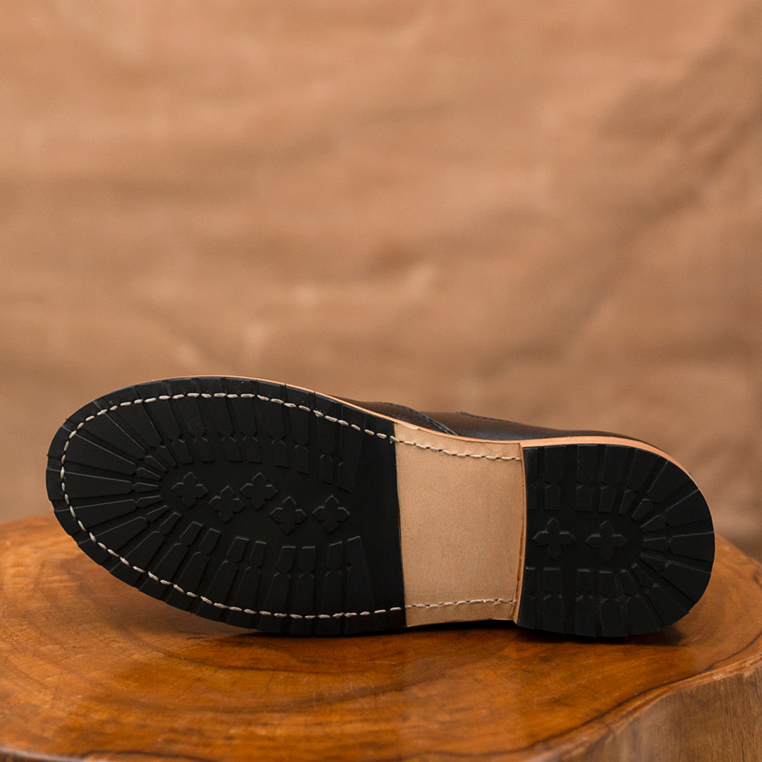 Chicago Chelsea Boots 6" (Raven Black) Goodyear Welted