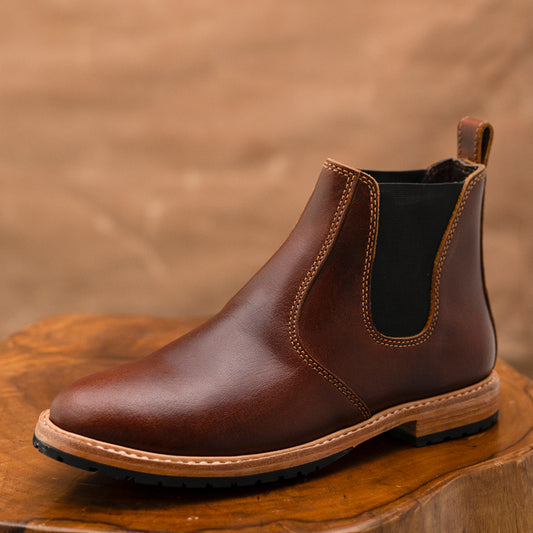 Chicago Chelsea Boots 6" (Saddle Tan) Goodyear Welted