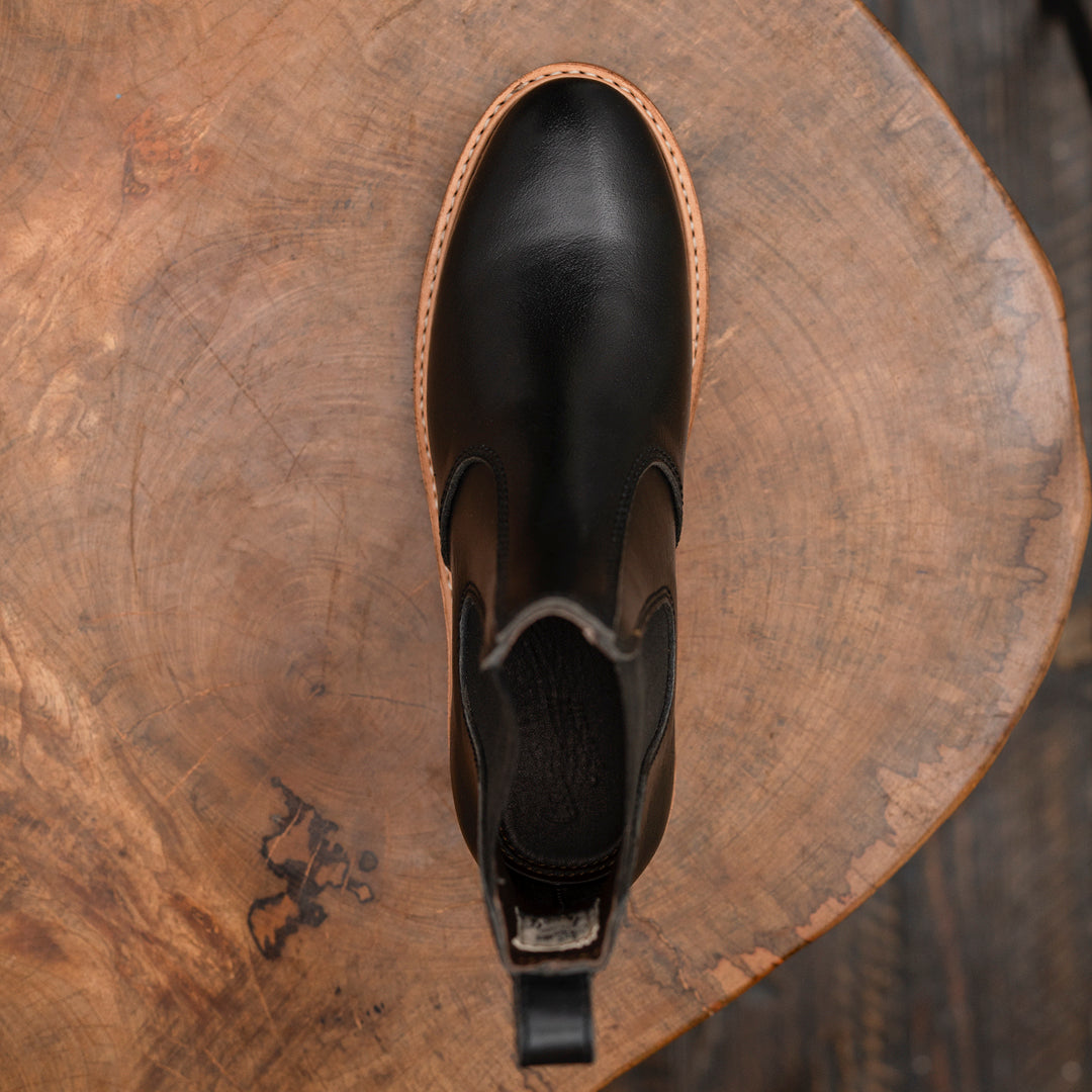 Chicago Chelsea Boots 6" (Raven Black) Goodyear Welted