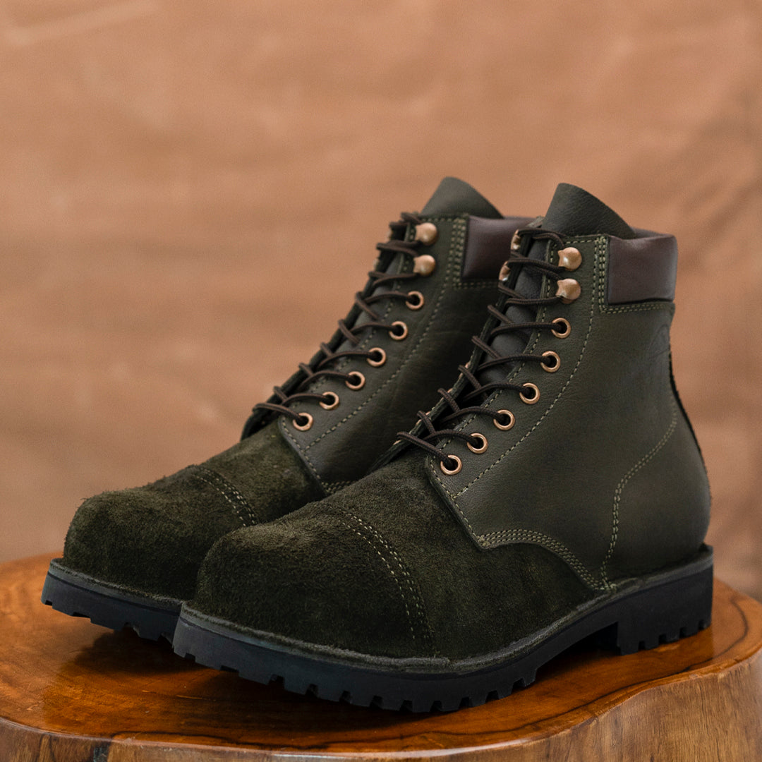 Himalayan Trailmaster Boots 6" (Grizzly Green) Water Repellent