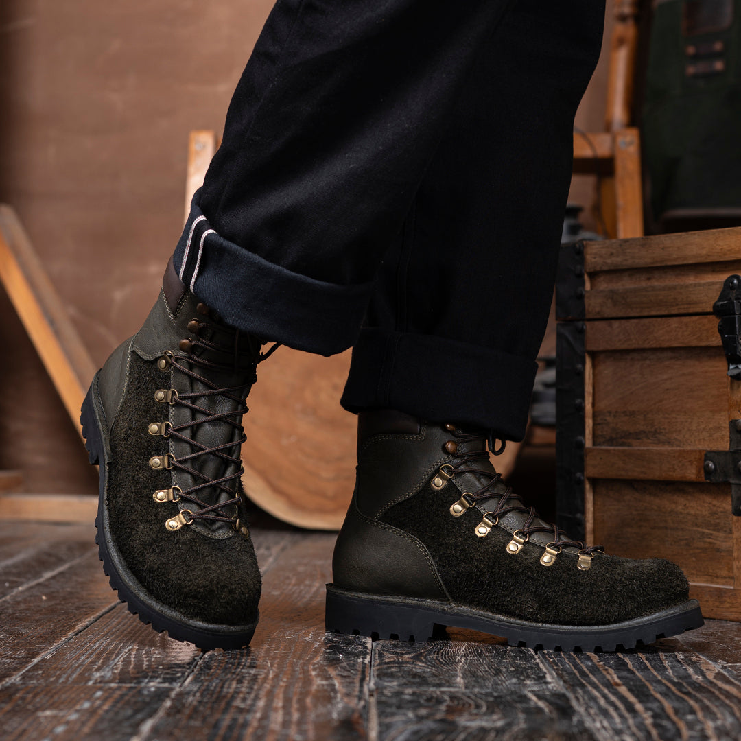 Himalayan Hiker Boots 6" (Grizzly Green) Water Repellent