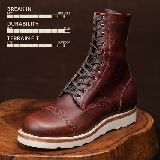 Hell Jumper Boots ( Saddle Tan ) with EVA Sole