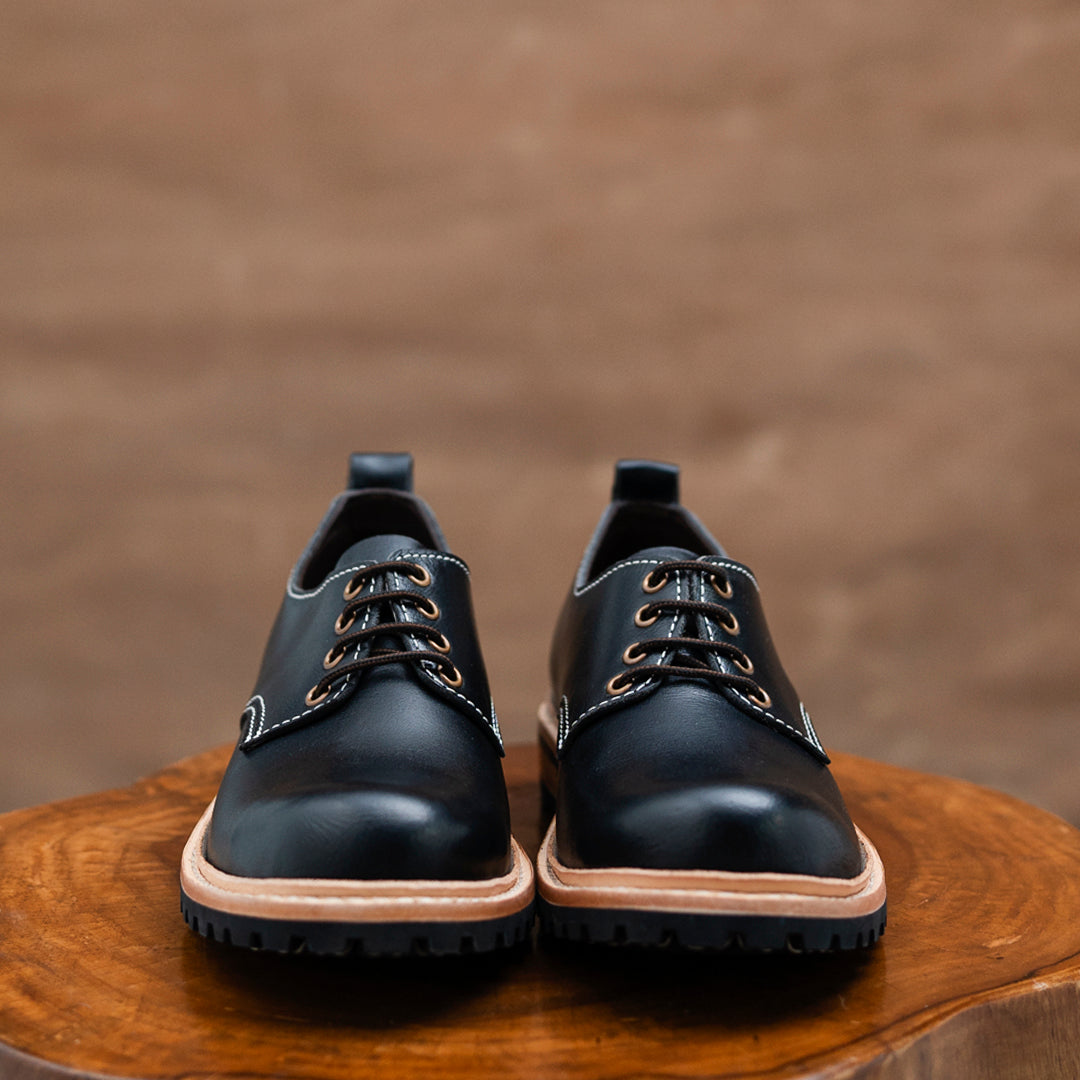 Task Shoes (Raven Black) Goodyear Welted