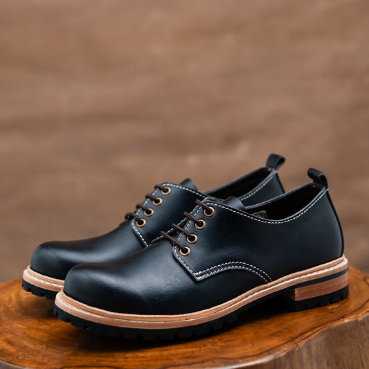 Task Shoes (Raven Black) Goodyear Welted