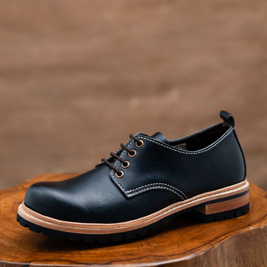 Task Shoes (Raven Black) Goodyear Welted