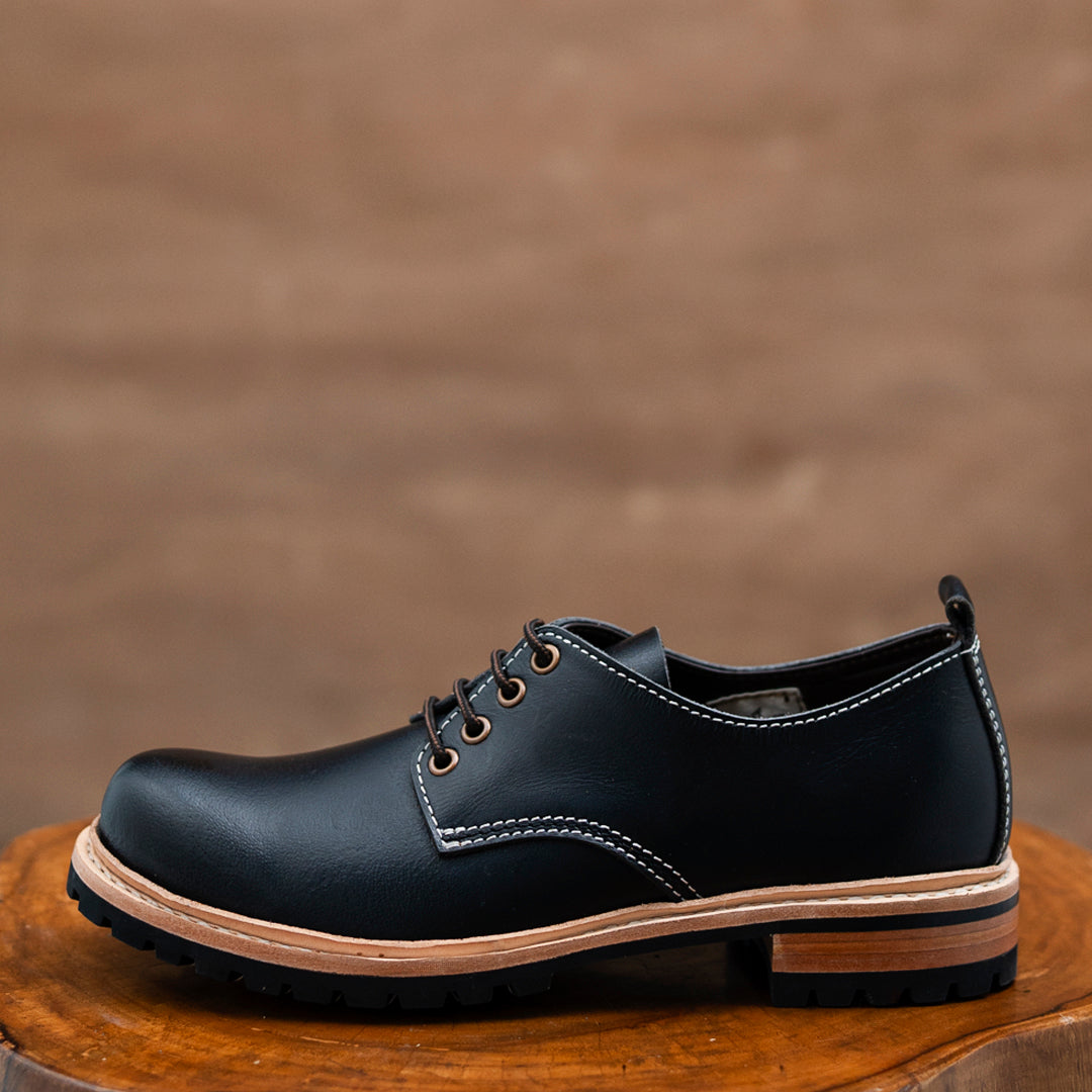 Task Shoes (Raven Black) Goodyear Welted