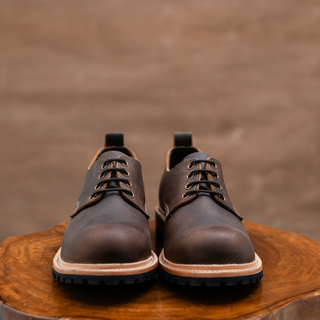 Task Shoes (Vintage Brown) Goodyear Welted