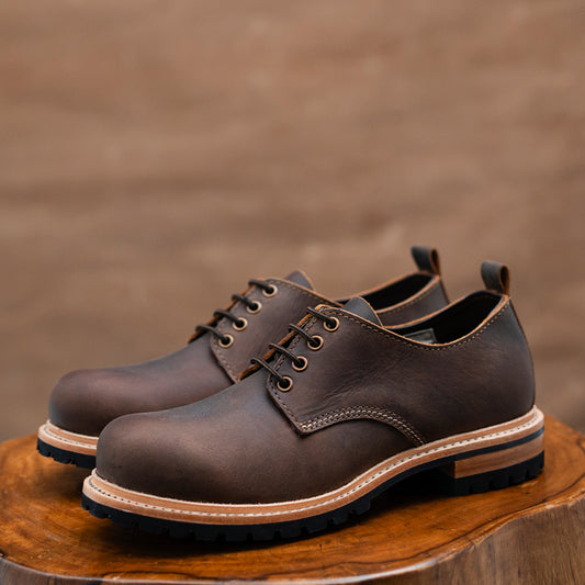 Task Shoes (Vintage Brown) Goodyear Welted