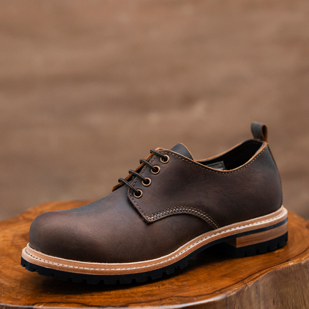 Task Shoes (Vintage Brown) Goodyear Welted