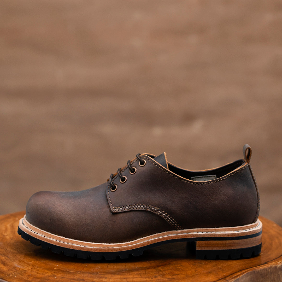 Task Shoes (Vintage Brown) Goodyear Welted