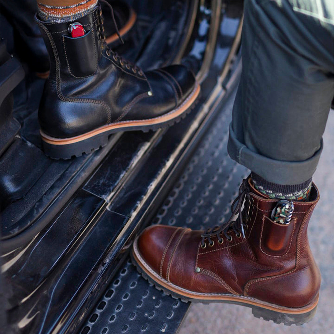 Combat Boots 8" (Saddle Tan) Goodyear Welted