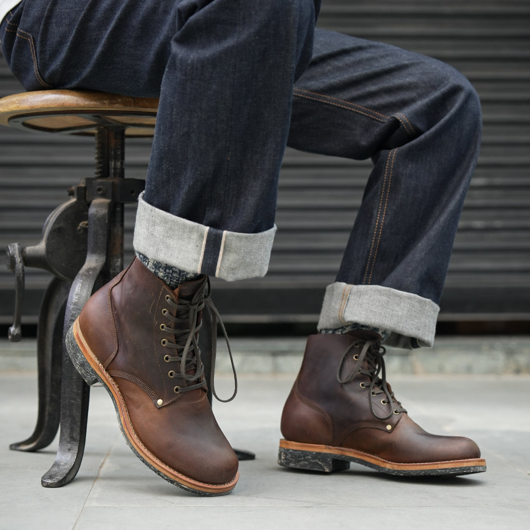 M-43 Boot 6" (Vintage Brown) Goodyear Welted