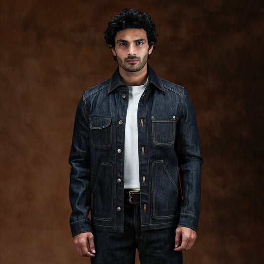 Chore Jacket Blue Blood 13 Oz Selvedge Denim