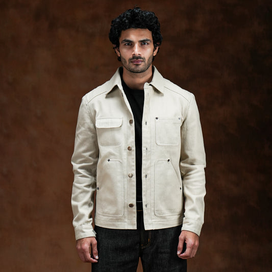 Chore Jacket Arctic Wolf 12 Oz Cotton Twill