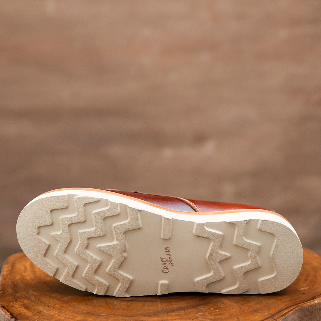Moc-Toe Shoes (Saddle Tan) Goodyear Welted