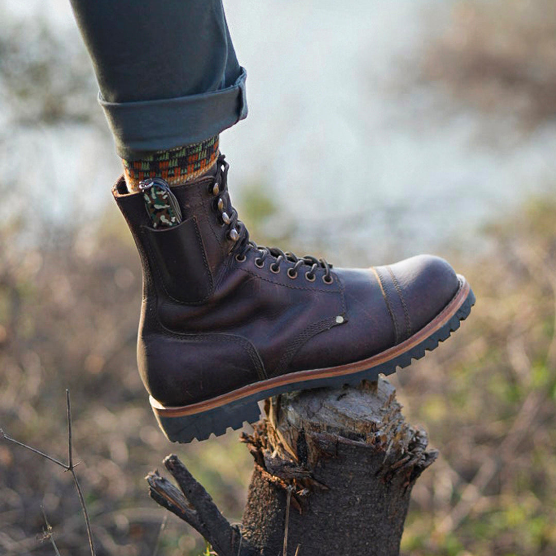 Combat Boots 8" (Vintage Brown) Goodyear Welted