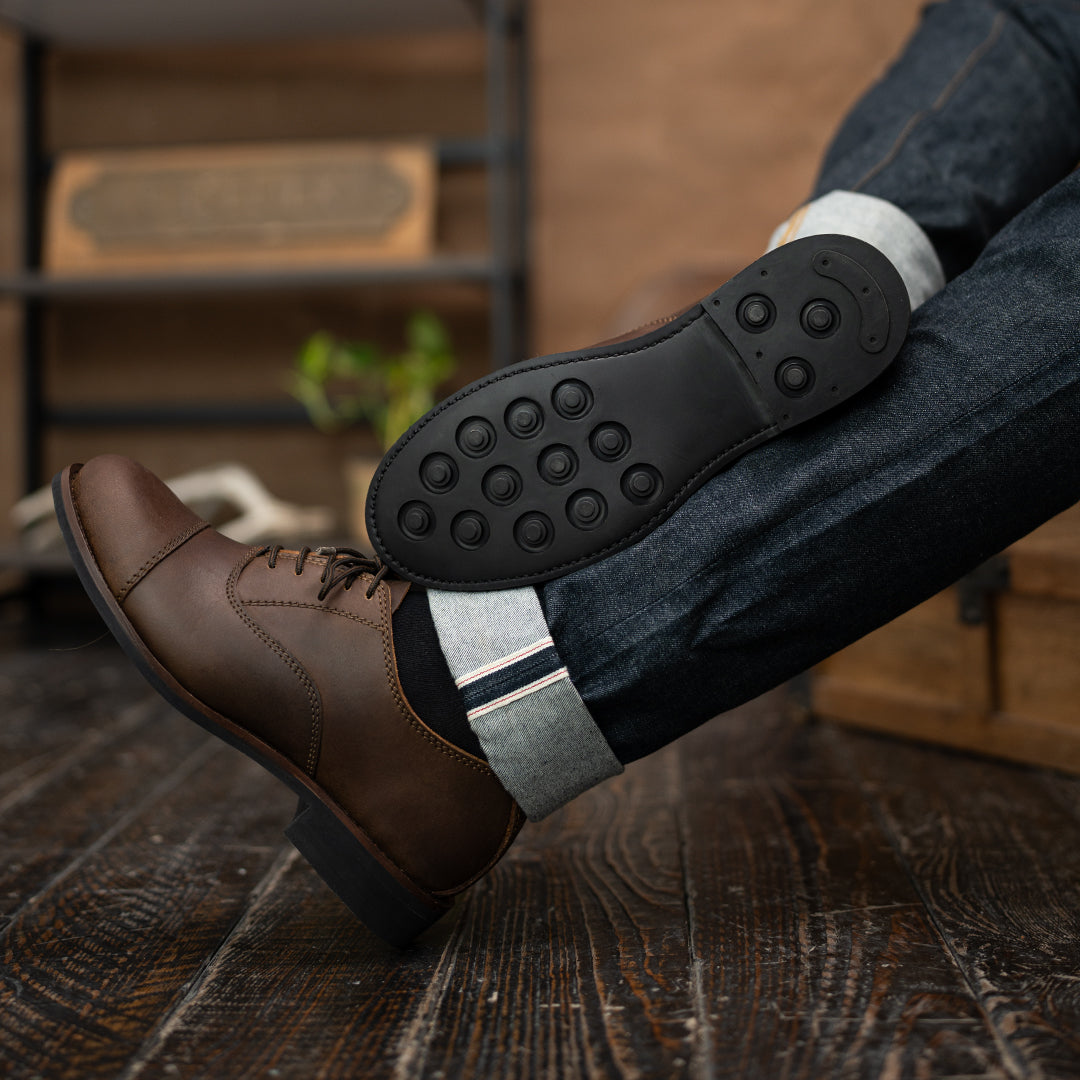 Duty Shoe (Vintage Brown) Goodyear Welted