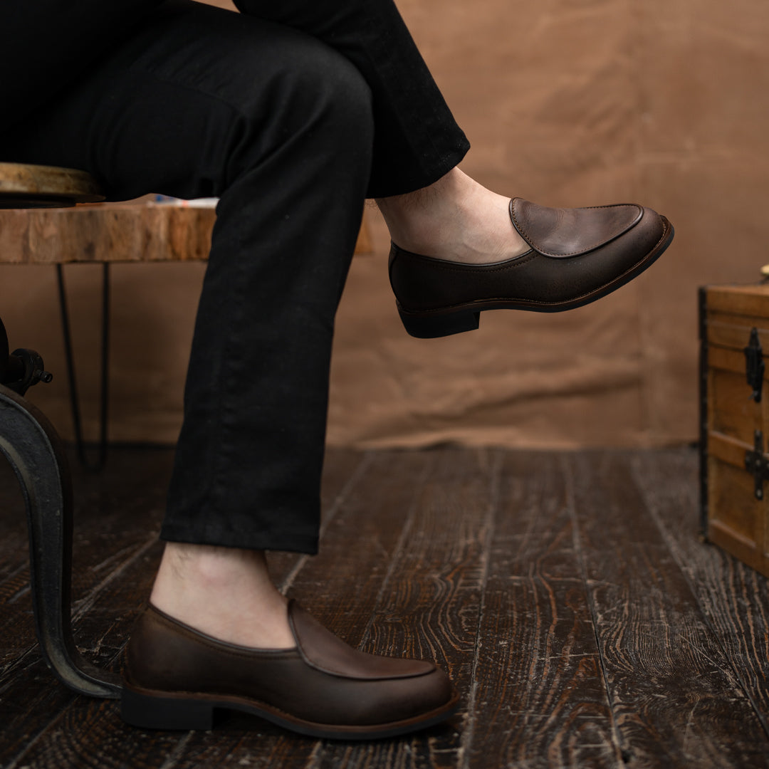 Belgian Loafers (Vintage Brown) Goodyear Welted