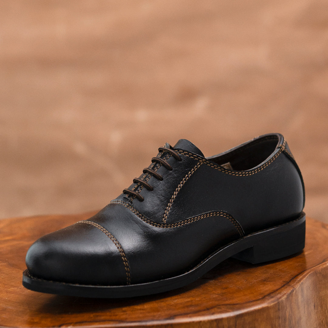 goodyear welted full grain leather dress shoes Men's Full-grain Leather Penny Loafer | Classic Dark Brown Dress Shoe | Artisan-made Goodyear Welt
