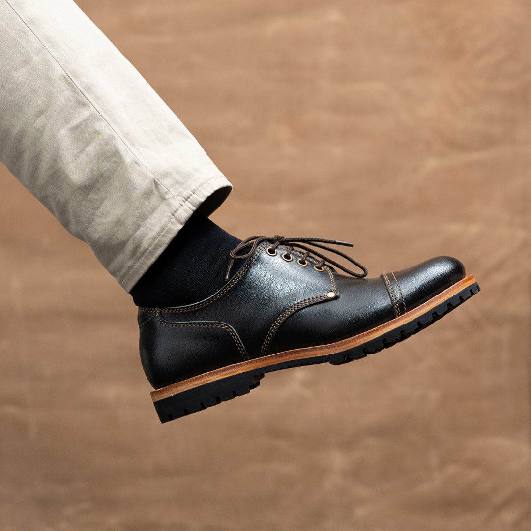 Marshal Shoes (Raven Black) Goodyear Welted