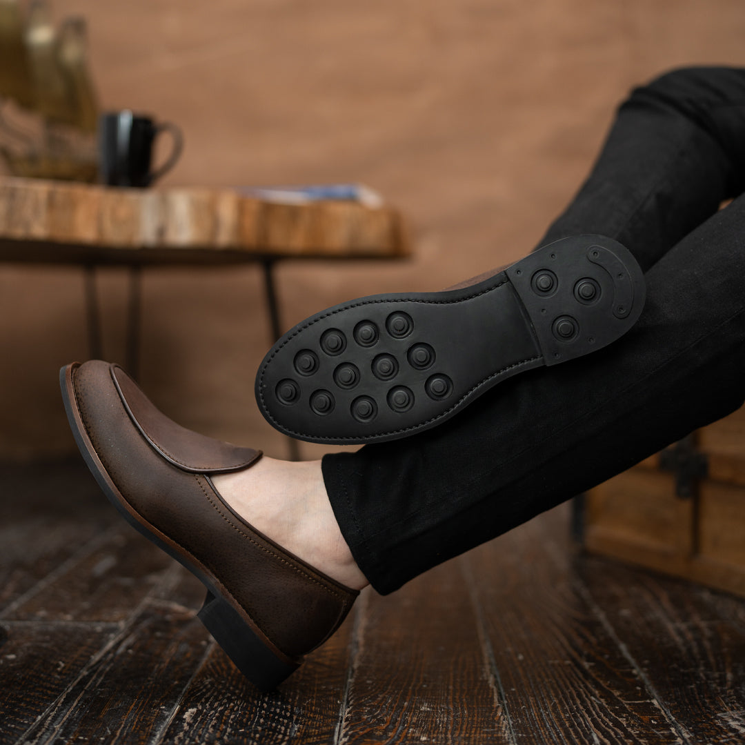 Belgian Loafers (Vintage Brown) Goodyear Welted