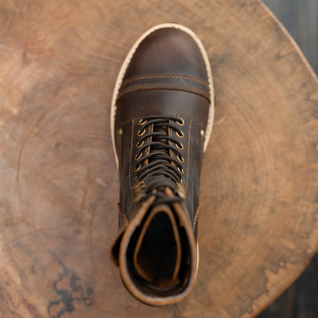 Combat Boots 8" (Vintage Brown) Goodyear Welted