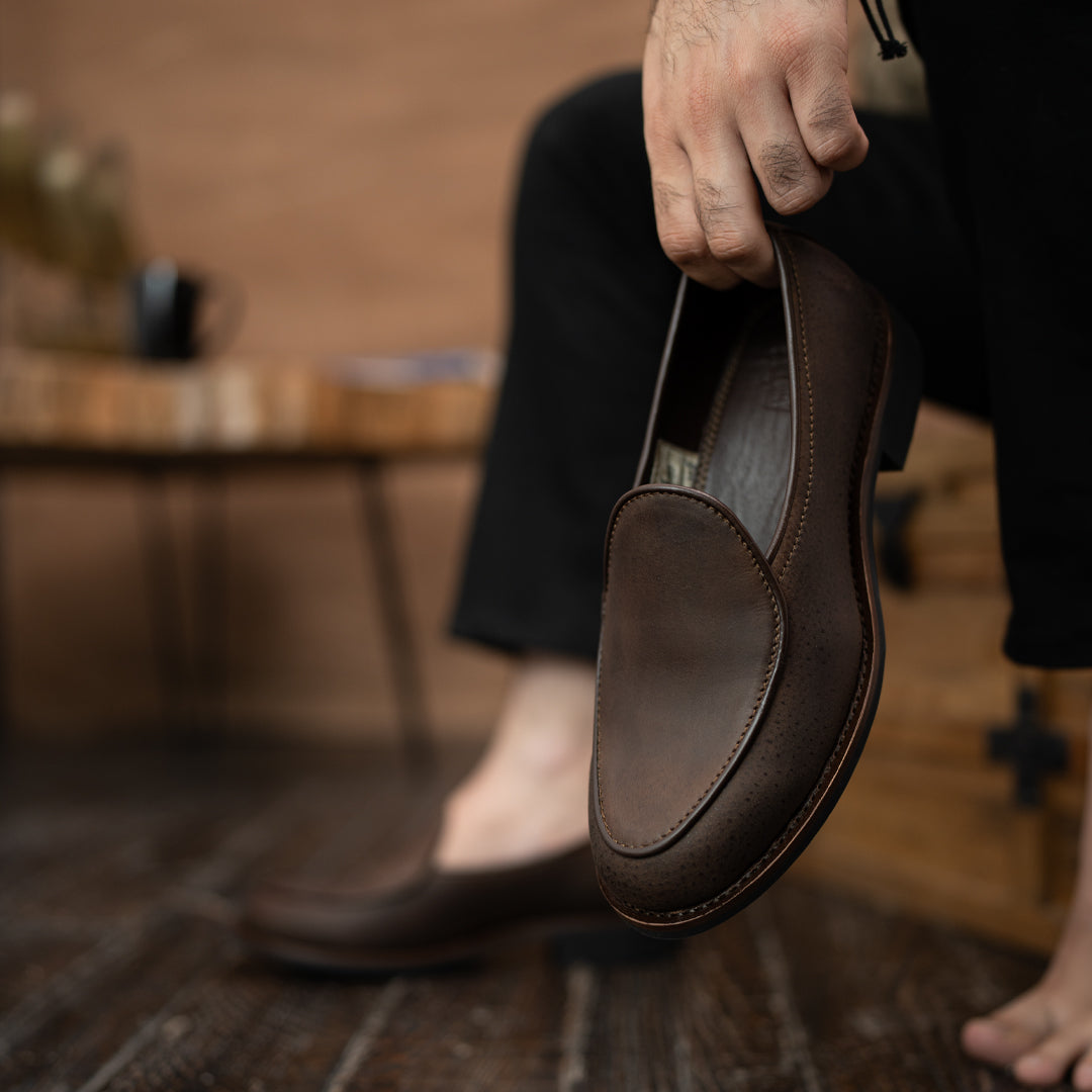 Belgian Loafers (Vintage Brown) Goodyear Welted