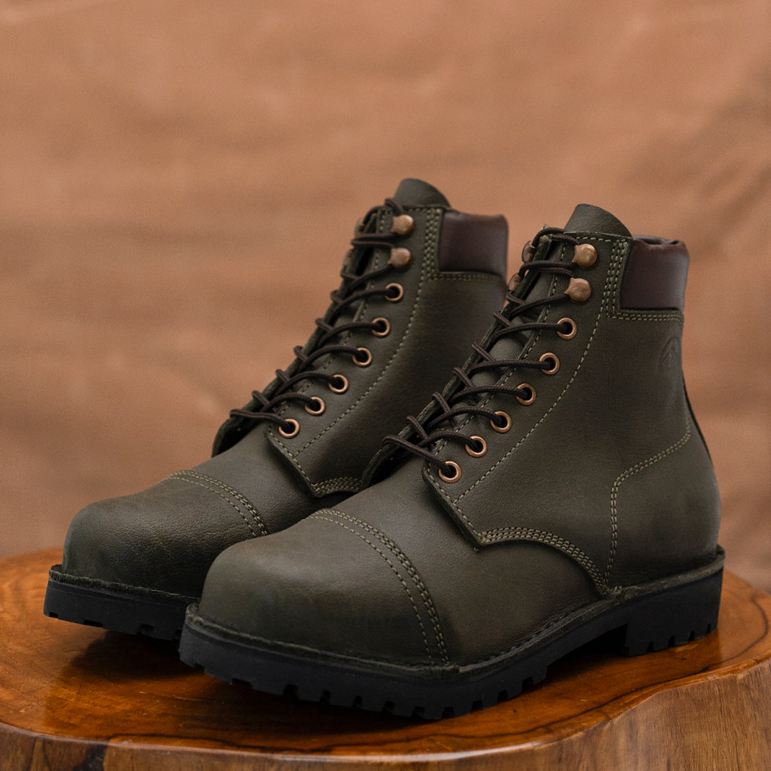 Himalayan Trailmaster Boots 6" (Moss Green) Water Repellent
