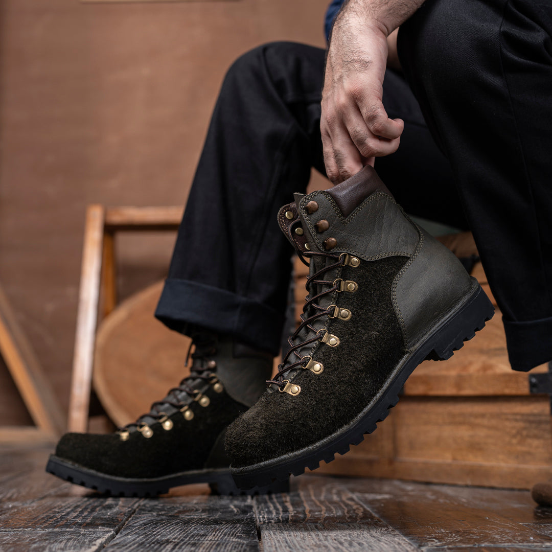 Himalayan Hiker Boots 6" (Grizzly Green) Water Repellent