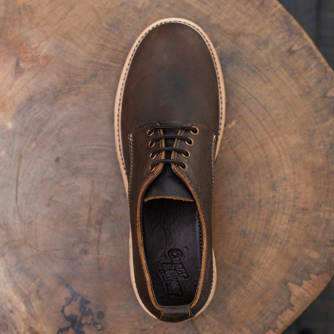 Task Shoes (Vintage Brown) Goodyear Welted