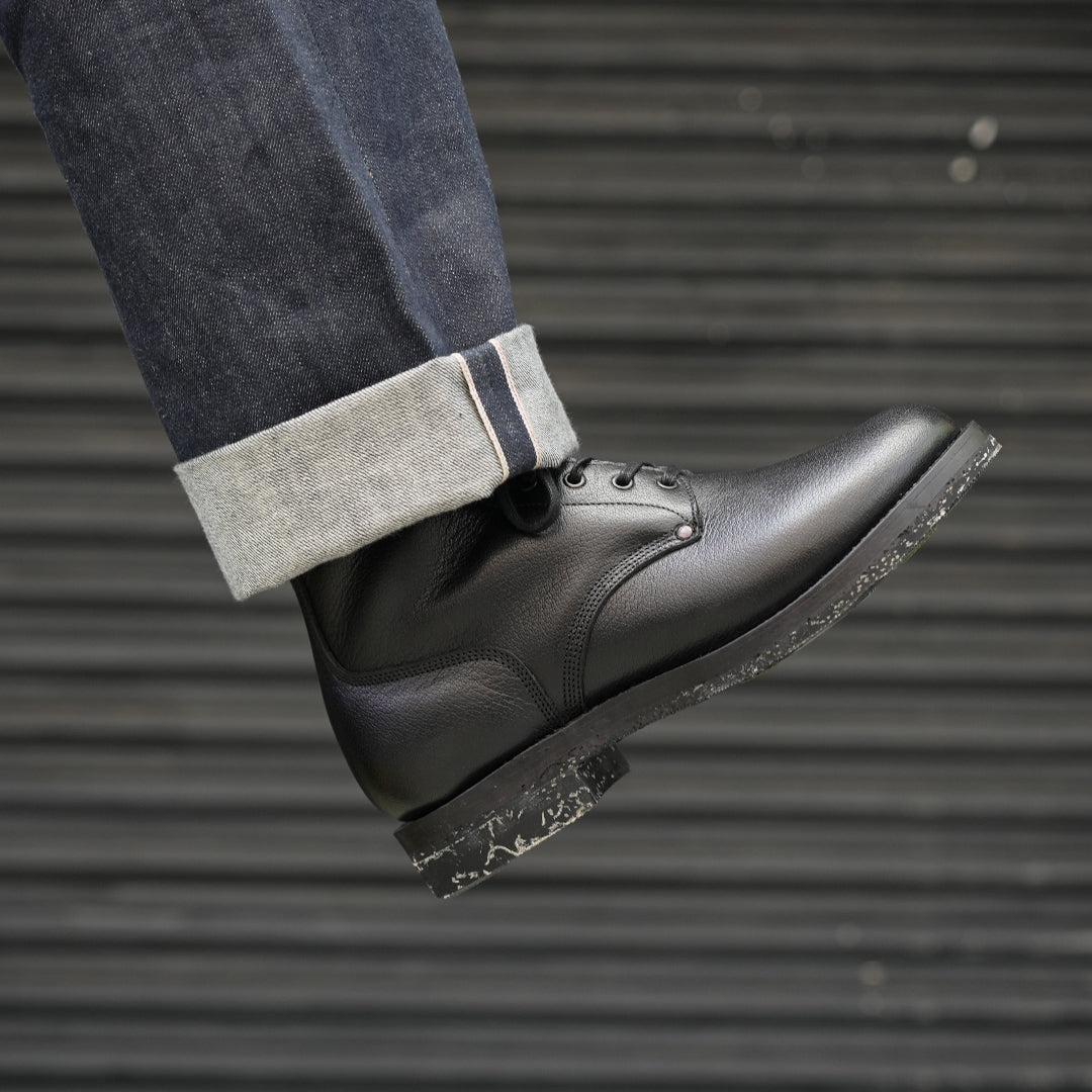 M-43 Boot 6" (Raven Black) Goodyear Welted