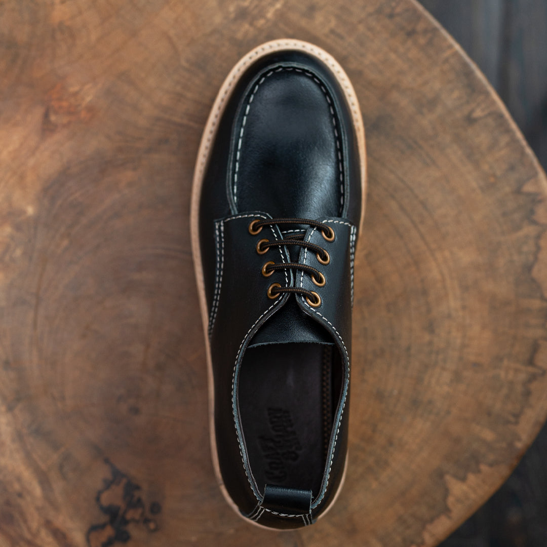 Moc-Toe Shoes (Raven Black) Goodyear Welted