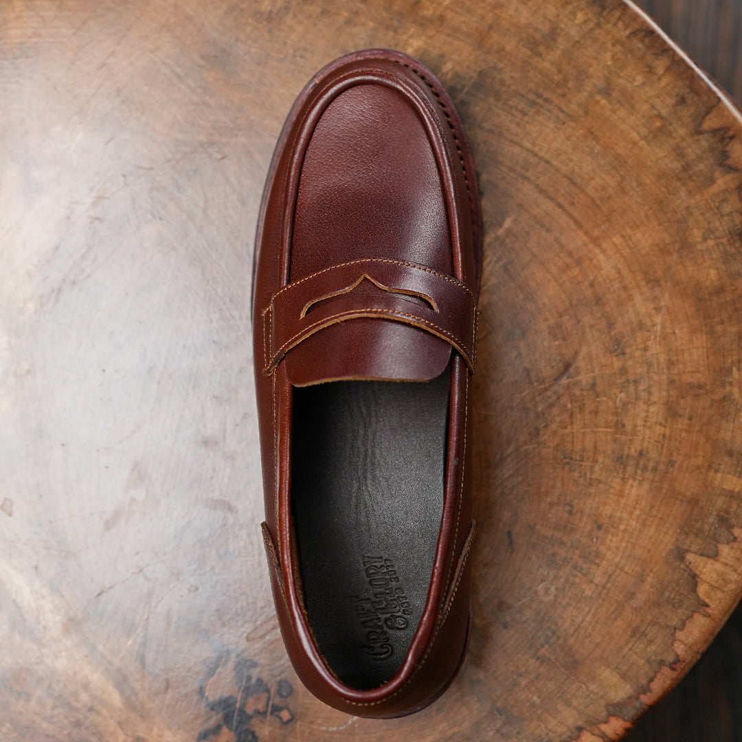 Oslo Penny 2.0 Loafers (Saddle Tan) Goodyear Welted