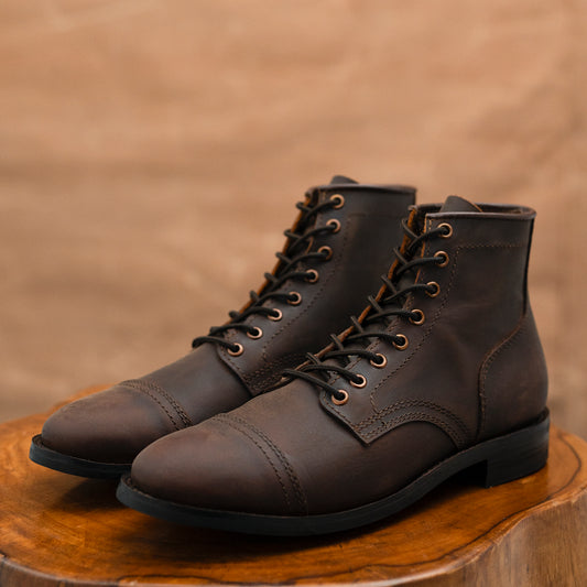 Aspen Boots 6" (Vintage Brown) Goodyear Welted