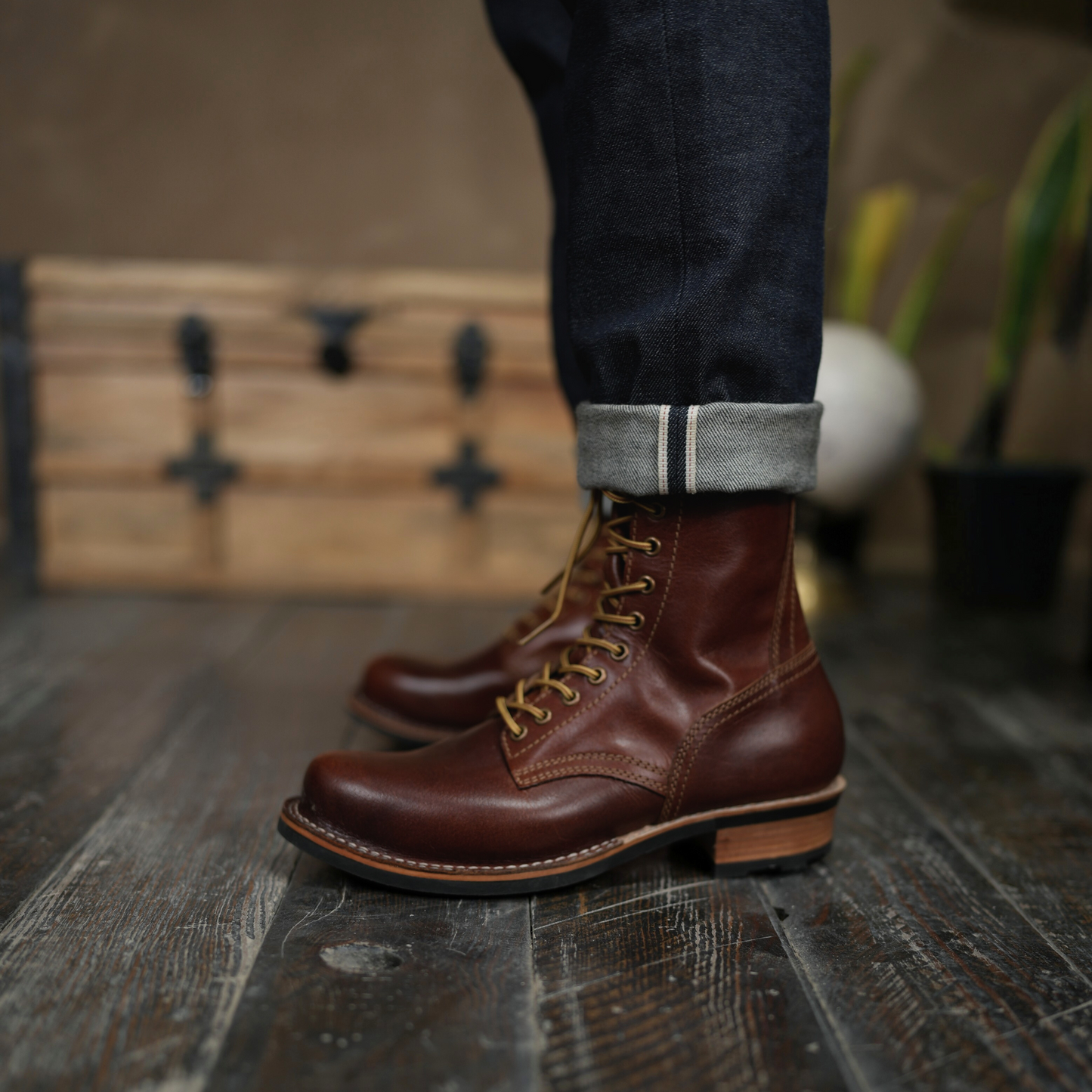 Trooper Boots 8" (Saddle Tan)