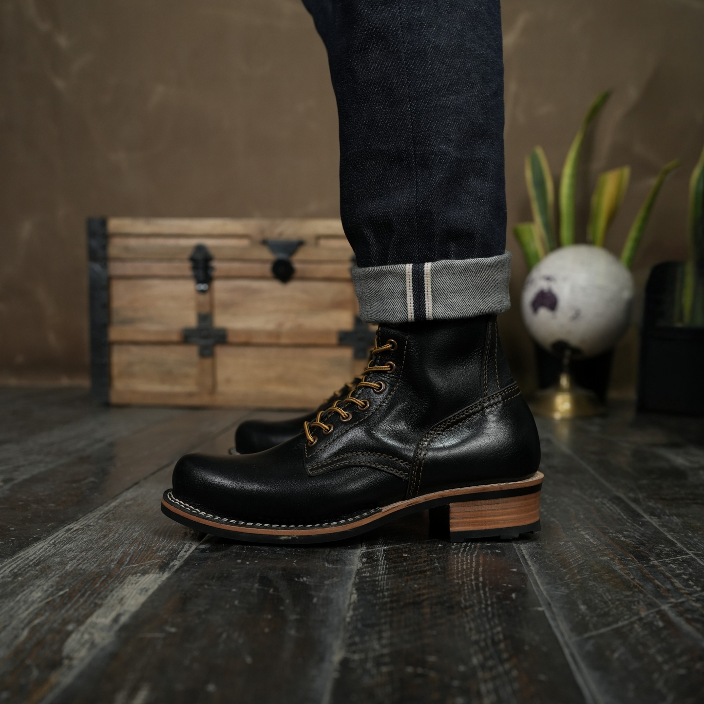 Trooper Boots 8" (Raven Black)