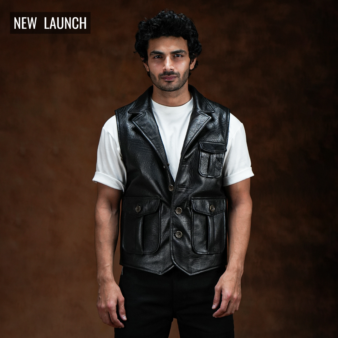 Gentleman's Vest Jacket (Raven Black) – Craft & Glory International